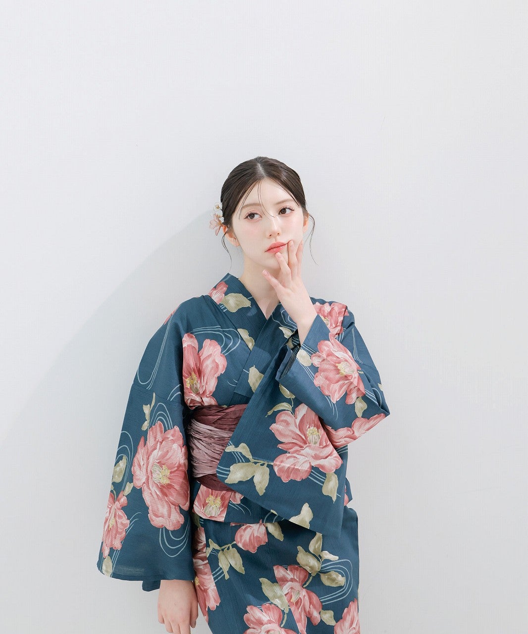 大正椿流れ(紺青) | Dita（ディータ）オフィシャルストア
