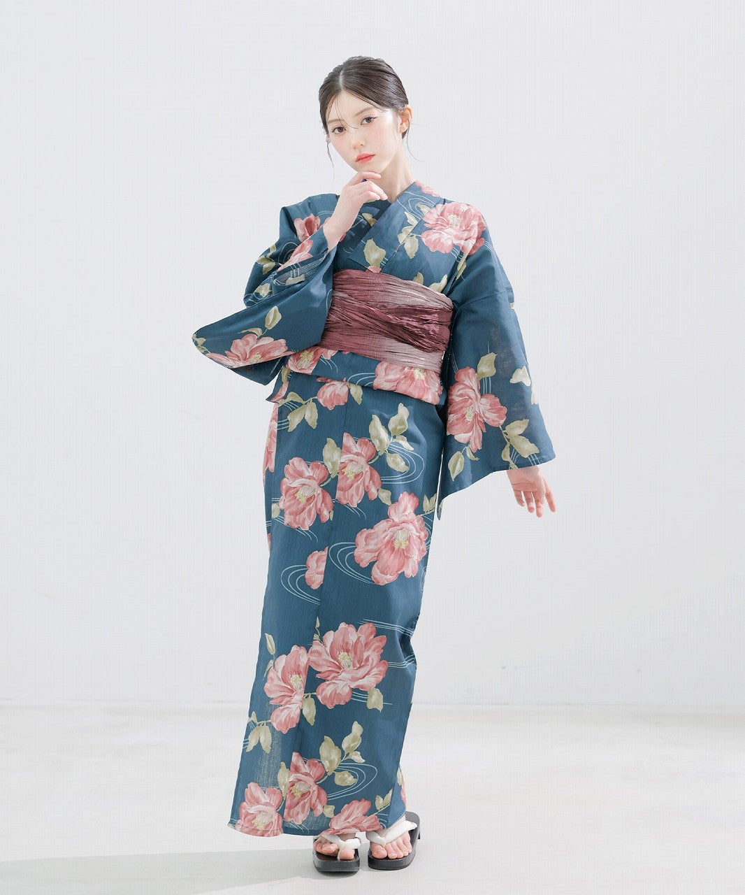 大正椿流れ(紺青) | Dita（ディータ）オフィシャルストア