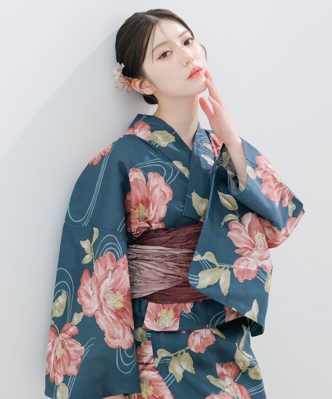 大正椿流れ(紺青) | Dita（ディータ）オフィシャルストア